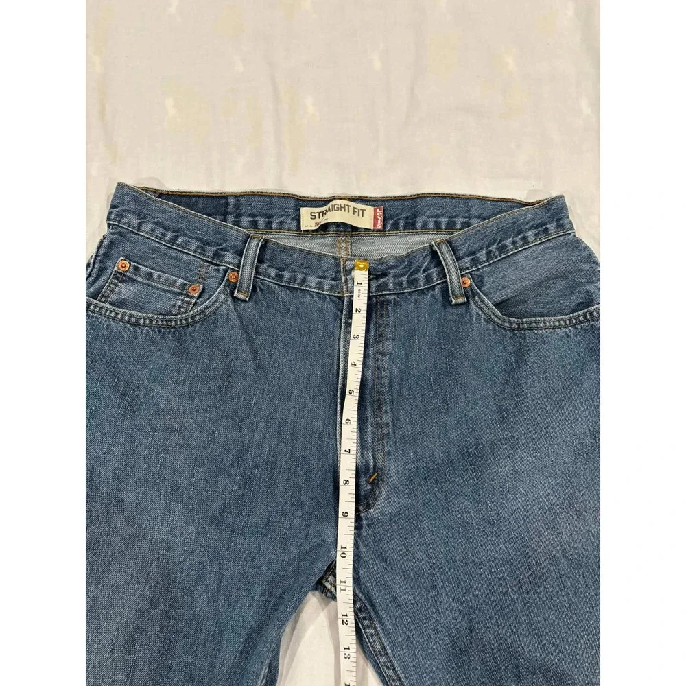 Levi's 505 Mens Jeans 36x29 Straight Fit‎ Blue Denim Classic